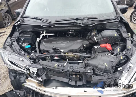 2022 Honda Odyssey Elite из США, поврежденный, VIN 5FNRL6H95NB039566